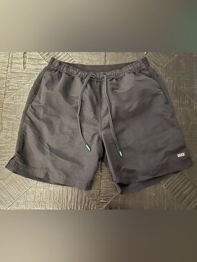 Saxx Underwear Co. Cannonball 2N1 Swim Trunks Black Size M
